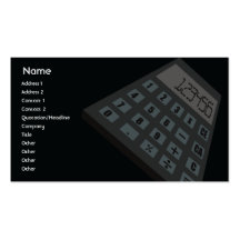 Calculator - Business Business Card