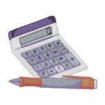 Calculator embroidered shirts