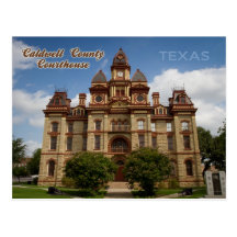 Caldwell County Courthouse, Lockhart, Texas Post Card