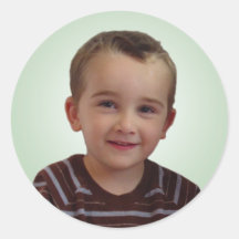 Caleb's face sticker