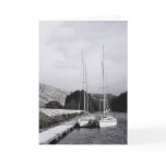 Caledonian Canal in the Snow Greeting Card