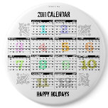 Calendar 2011 Button 6"