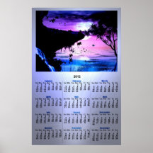 Calendar-Fantasy Landscape Poster