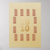 Calendar for 2010 posters