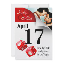 Calendar Page Save the Date Las Vegas Photo