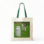 Calf and milk urn canvas bags