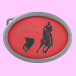Calf Roping belt buckles
