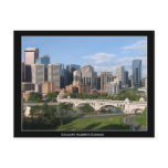 Calgary Alberta Canada Downtown Skyline View Post Card