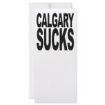 Calgary Sucks rack cards