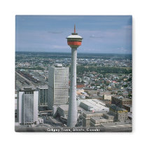 Calgary Tower, Alberta, Canada Fridge Magnet