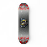 "Cali Dreamin" Skateboard in Grey