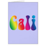 Cali Tie-Dye California Hippie Logo cards