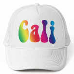 Cali Tie-Dye California Hippie Logo hats