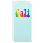 Cali Tie-Dye California Hippie Logo rack cards