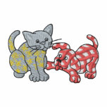 Calico Cat and Gingham Dog embroidered shirts