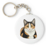 Calico Cat Keychain