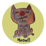 Calico Cat Sticker