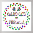Calico Cats are FUNtastic posters