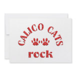 Calico Cats Rock invitations