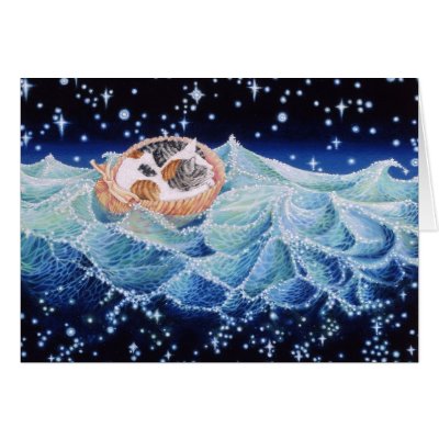Calico Cockleshell, Calico Cockleshell, by Darl... Greeting Card by orionworks