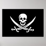 Calico Jack Pirate Flag Print