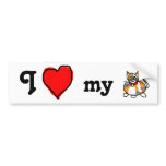 Calico Love bumper stickers