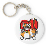 Calico Love keychains