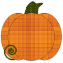 Calico Pumkin Trio Ornament photo sculptures