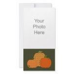 Calico Pumpkin Trio Photo Card photo cards
