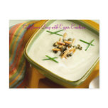 Califlower Soup with Raisin Caper Emulsion postcards