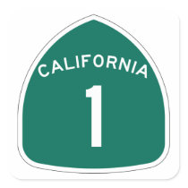 California 1 square stickers