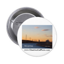 California Aqueduct Windmills Altamont Products Pinback Button