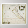 California as an Island Print