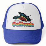 California bauhaus swallowtail cap hats