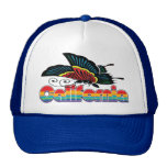 California bauhaus swallowtail cap hats