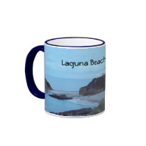 California Beach Pretty Coastal Sunsets Mugs