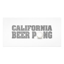 California Beer Pong Photo Card
