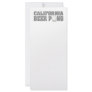 California Beer Pong Personalized Rack Card