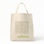 California Canvas Tote bags