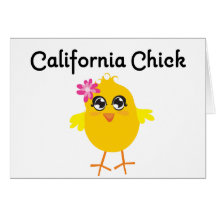 California Chick Greeting Cards