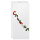 California Chilli Peppers rack cards