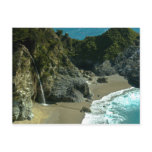 California Coast Waterfall Postcard