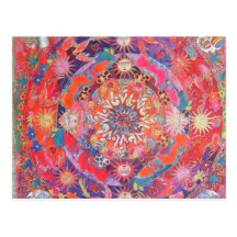 California Daz e Mandala Postcard