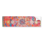 California Daze Mandala bumper stickers