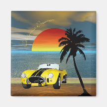 California Dreamin Fridge Magnet