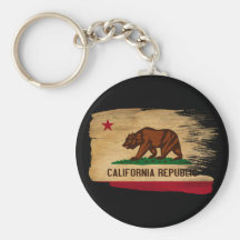 California Flag Key Chains