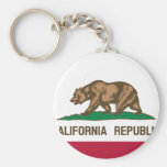 California Flag Keychain