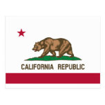 California Flag Postcards