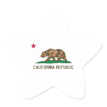 California Flag Stickers