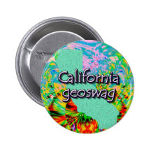 California Geoswag Geocaching Gifts Treasure Button